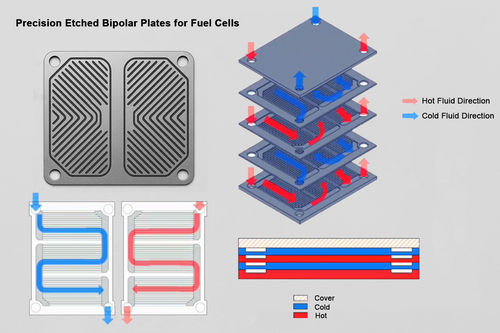 Latest company blogs about Precision Etched Bipolar Plates for Fuel Cells – High Efficiency, High Performance
