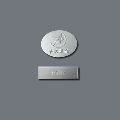 Good price Chemical Aluminum Etching Metal Nameplates For Machinery Serial Number Tags online