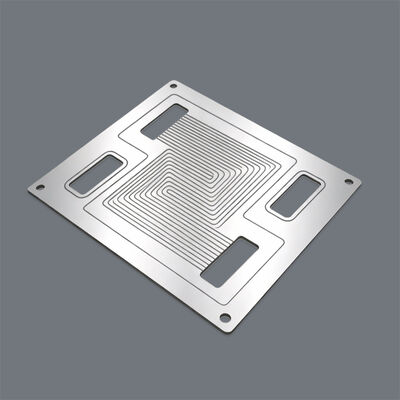 Good price Precision Stainless Steel Photo Etching for 0.6mm Custom Micro Flow Channel Metallic Bipolar Plates with Ultra-Precision Microchannel Processing online