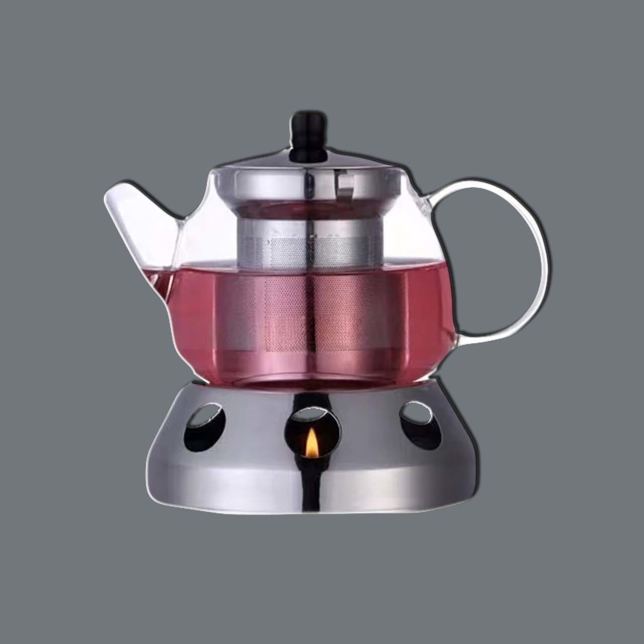 Teekanne Mit Sieb – 800ml Edelstahl, Doppelwandig, Hält Warm, Für Tee & Kaffee