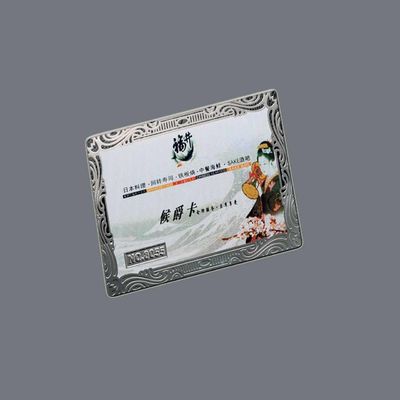 Good price Luxury Metal Business Cards Precision Etched Stainless Steel 0.3mm Custom online