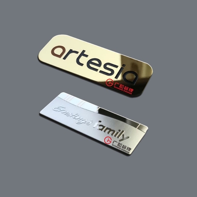 Good price China Private Aluminum Etching Label & Aluminium Badge seals online