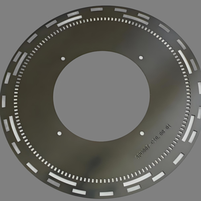 Good price Chemical etching stainless steel encoder disk for optical encoder sensor  online