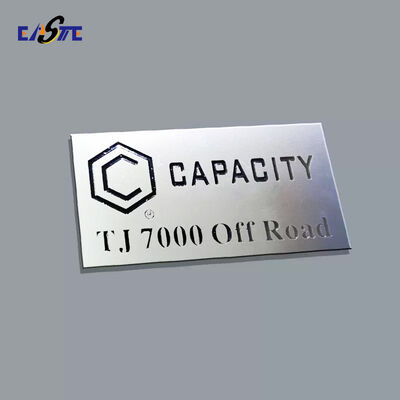 Precision Chemical Etched Thin Metal Nameplates with Logo Customized